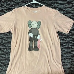 Pink Kaws shirt
